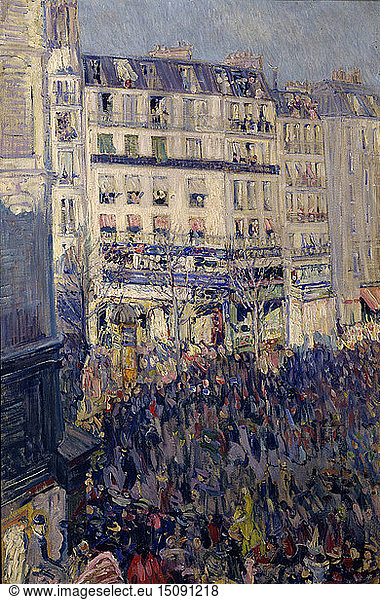 Mardi gras in Paris  1900.