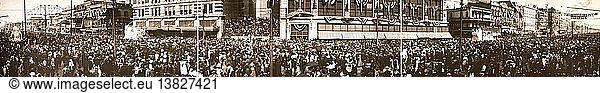 Mardi Gras Szenerie  New Orleans  La. 1910