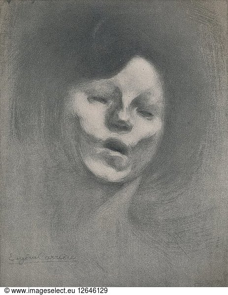 Marguerite Carriere  1901  (1946). Artist: Eugene Carriere.