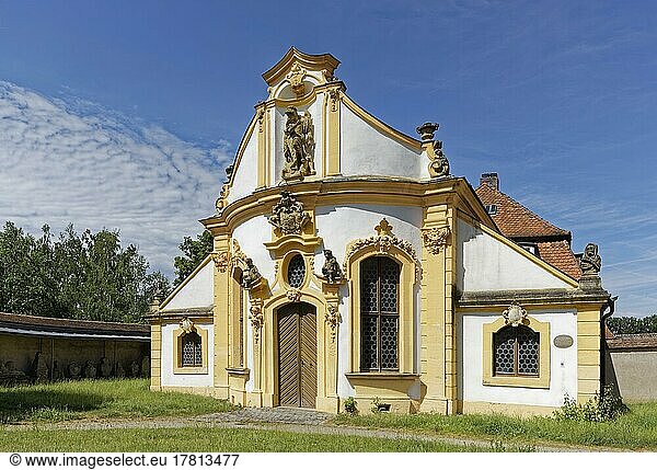 Maria Hilf Kapelle  erbaut 1731  Barock  Ellingen  Fränkisches Seenland  Mittelfranken  Franken  Bayern  Deutschland  Europa