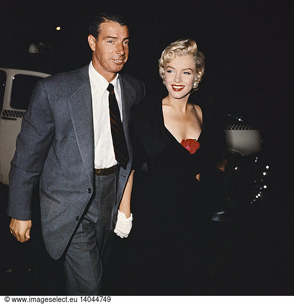 Marilyn Monroe and Joe DiMaggio  1954