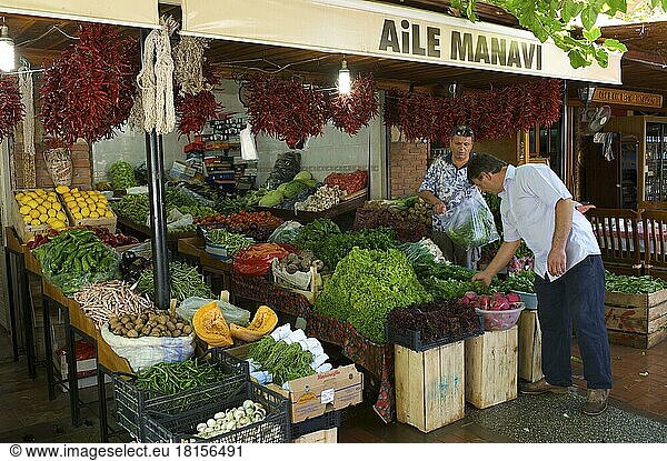 Markt von Fethiye  türkische Ägäis  türkische Ägäis  Türkei  Asien