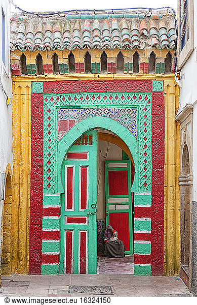 Marokko  Essaouira  traditioneller Eingang