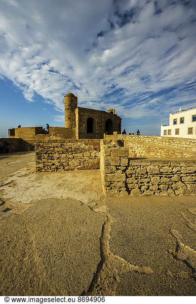Marokko  Marrakesch-Tensift-El Haouz  Essaouira  Blick zur Festung