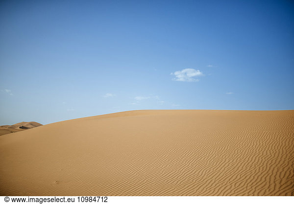 Marokko  Meknes-Tafilalet  Midelt  Merzouga  Dünenlandschaft in der Wüste Erg Chebbi.