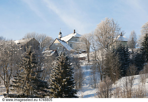 Martini-Kirche in St. Andreasberg, Harz, Niedersachsen, Deutschland, Europa