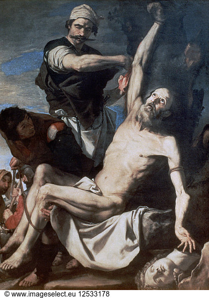 Martyrdom of St Bartholomew  1644. Artist: Jusepe de Ribera