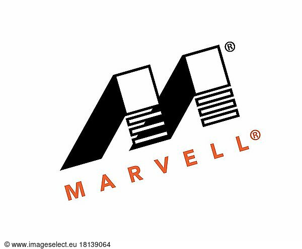 Marvell Technology  Group Marvell Technology  Group  gedrehtes Logo  Weißer Hintergrund