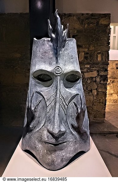 Mask by Leonora Carrington  Xilitla  San Luis Potosi  Mexico.