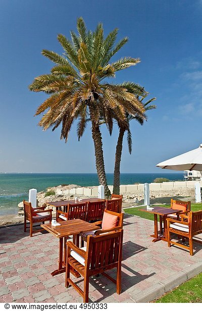 Maskat  Hauptstadt  Küste  Hotel  Stadtplatz  Veranda  Außenaufnahme  Oman