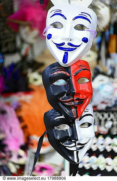Masken  Andenken  Souvenirs  Venedig  Venetien  Italien  Europa
