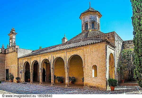 Maurische Moschee im Alcázar  Jerez  Jerez  Andalusien  Spanien  Europa