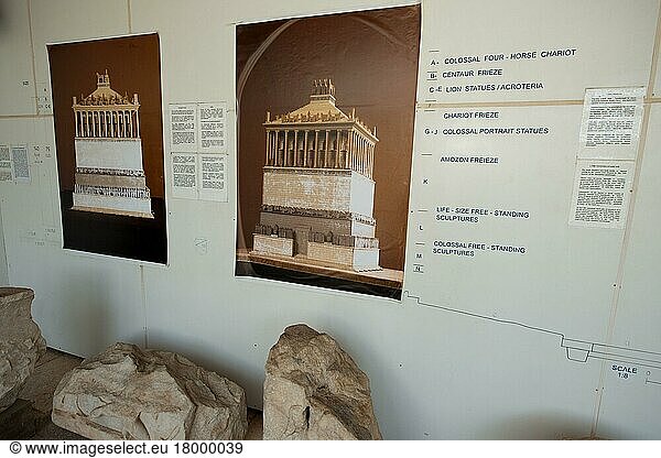 Mausoleum Des Mausolos Bauwerk Monument Denkmal Form Formen Detailslicense Imageselect