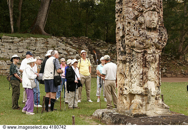 Maya-König  Copan Ruinas  Copan  Honduras