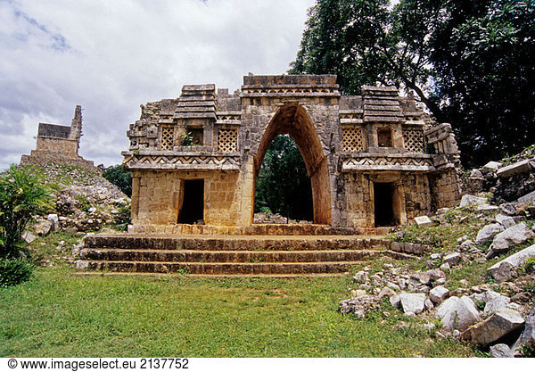 Maya-Ruinen. Labná. Puuc Road. Yucatan. Mexiko
