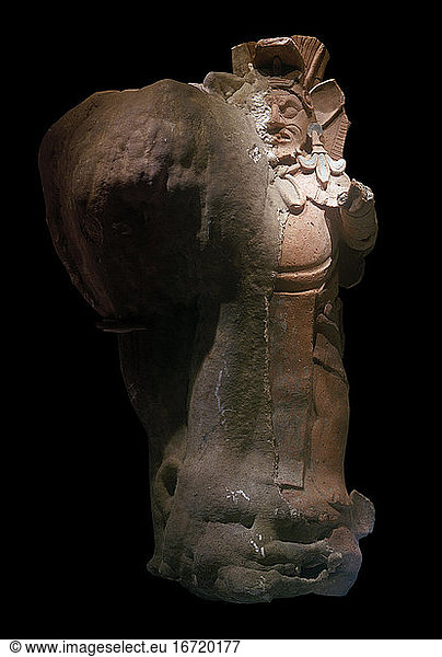Mayan culture 
Late classic  600–900 AD.
– Censer with remains of calcium carbonate. –
Clay. Origin: Tacotalpa  Tabasco. Villahermosa  Museo Reg. de Antropologia.