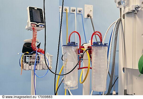 Medical monitoring equipment at hospital
