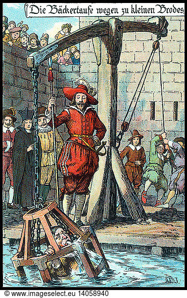 Medieval Punishment  Ducking-Stool