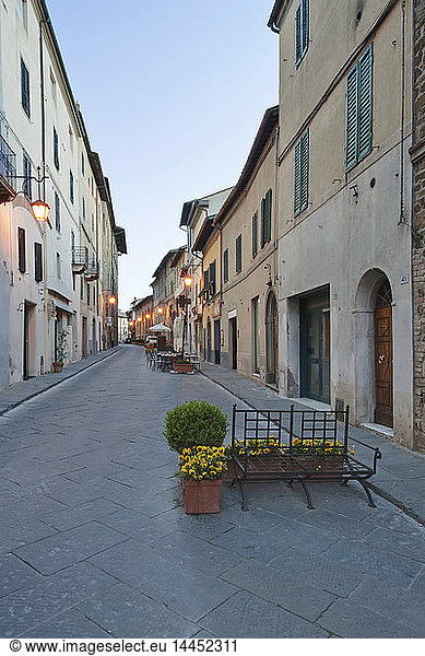 Medieval Street at Dawn