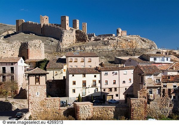 Medieval town  old Jewish quarter and 12th-13th century alcazaba  Molina de Aragon  Guadalajara province  Castilla-La Mancha  Spain