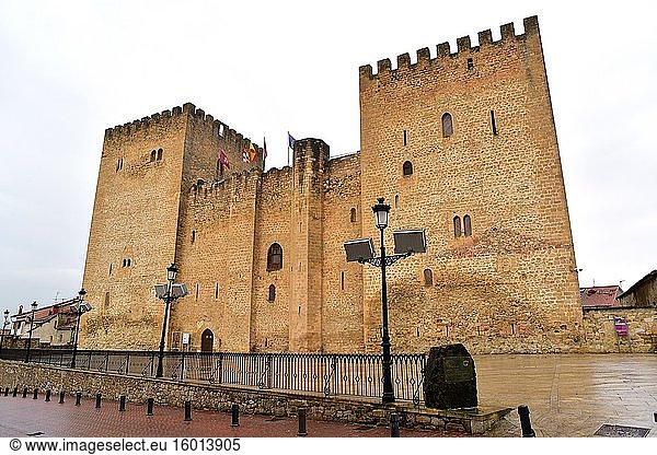 Medina de Pomar  Castillo de los Velasco oder Alcazar de los Condestables de Castilla (14. Jahrhundert). Provinz Burgos  Kastilien und León  Spanien.