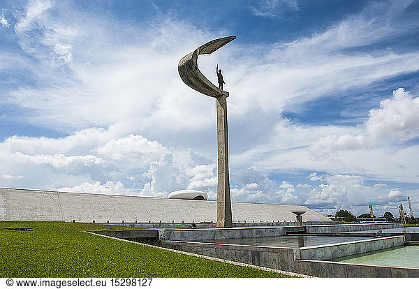 Memorial JK for Juscelino Kubitschek  Brasilia  Brazil