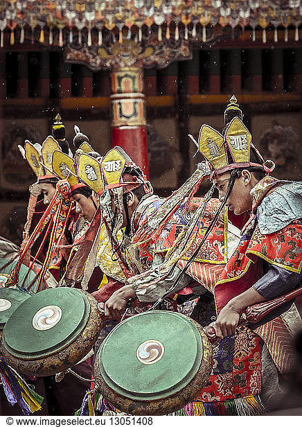 Men performing traditional dance