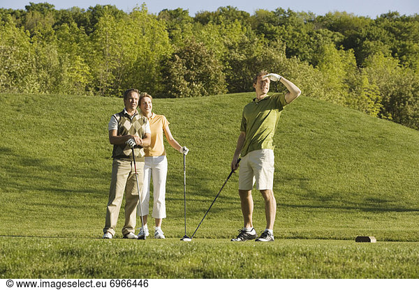 Mensch Menschen Menschengruppe Menschengruppen Gruppe Gruppen Golfsport Golf