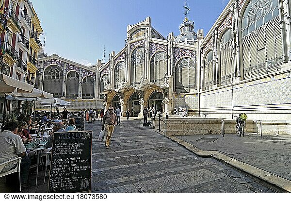 Mercado Central  Markthalle  Valencia  Valencianische Gemeinschaft  Spanien  Europa