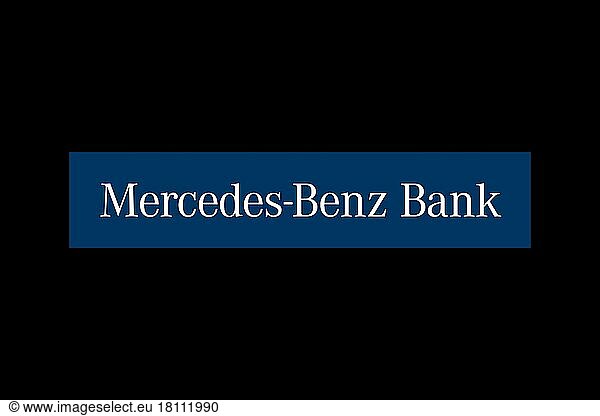 Mercedes Benz Bank  Logo  Schwarzer Hintergrund