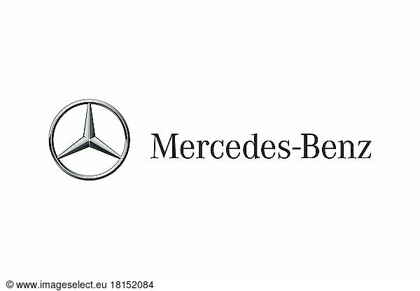 Mercedes Benz  Logo  Weißer Hintergrund