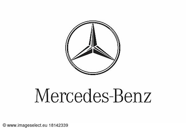 Mercedes Benz U. S. International  Logo  Weißer Hintergrund