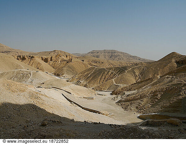 Mesmerizing Natural Landscape of Valley of the Kings in Luxor  E