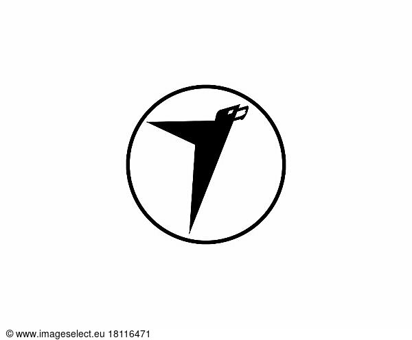 Messerschmitt Messerschmitt, rotated logo, white background,against ...