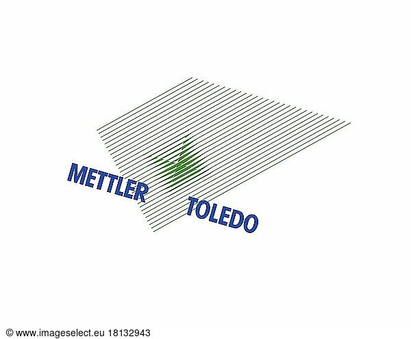 Mettler Toledo  gedrehtes Logo  Weißer Hintergrund B