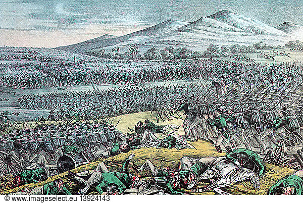 Mexican-American War  Battle of Buena Vista  1847