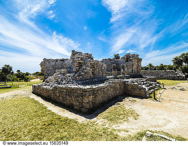 Mexico  Yucatan  Riviera Maya  Quintana Roo  Tulum  Archaeological ruins of Tulum