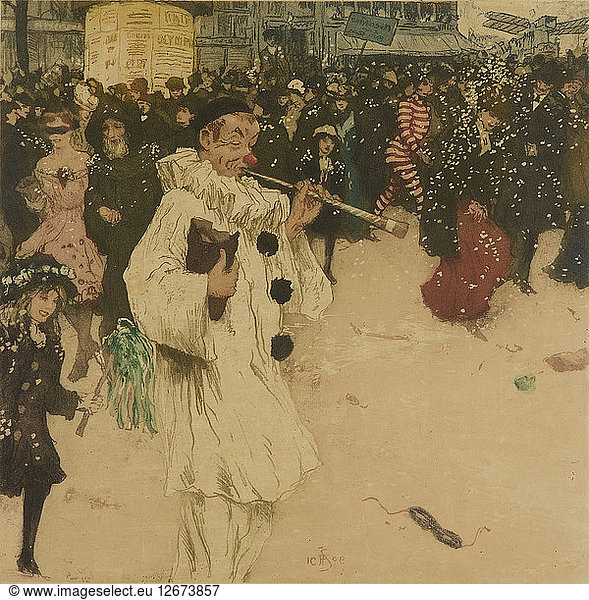 Mi-Carême au Carnaval de Paris  1909.