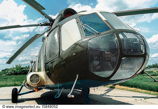 Mi-2 soviet multipurpose helicopter  museum exhibit poltava ukraine