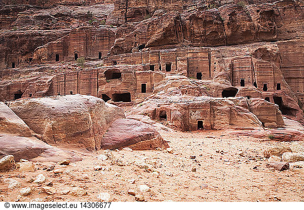 Middle East  Jordan  Petra  the ancient nabatean capital