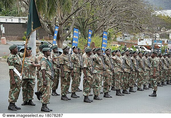 Militärparade  Barberton  Südafrika  Soldat  Soldaten