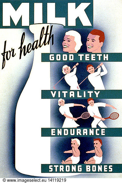 Milk for Health  FAP Poster  1940