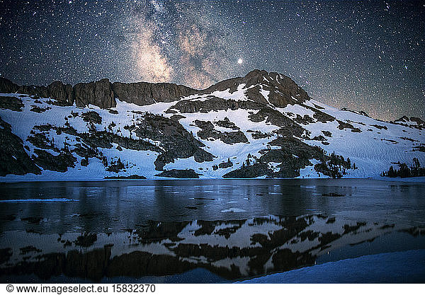 Milky Way over Round Top Peak