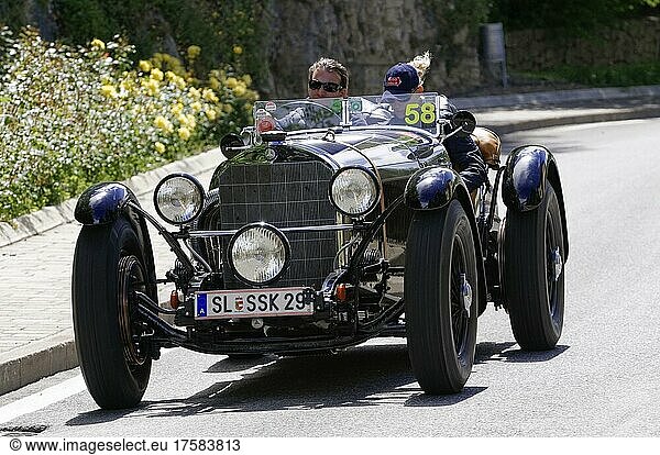 Mille Miglia 2014  No. 58 Mercedes-Benz 710SSK built in 1929 Vintage car race. San Marino  Italy  Europe
