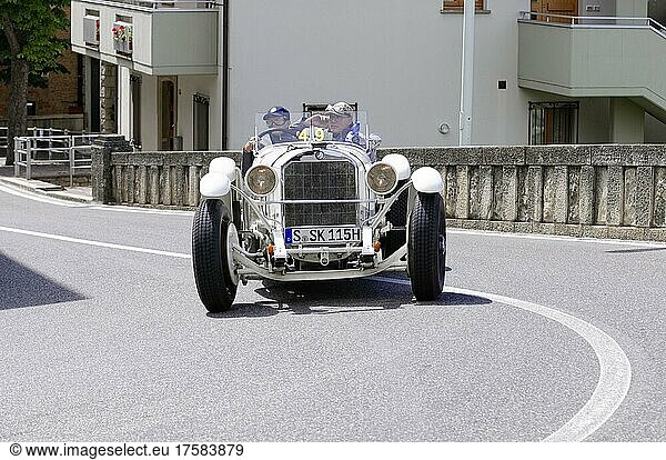 Mille Miglia 2014  No. 49 Mercedes-Benz 710 SSK Vintage Car Race. San Marino  Italy  Europe