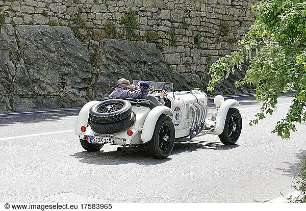 Mille Miglia 2014  No. 49 Mercedes-Benz 710 SSK Vintage Car Race. San Marino  Italy  Europe