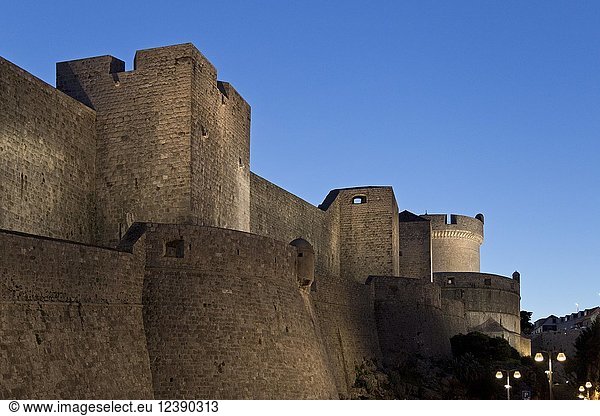 Minceta Fort  Stadtmauer  Altstadt  Dubrovnik  Kroatien  Europa