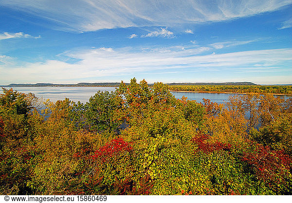 Minnesota and the Mississippi River in the Autumn