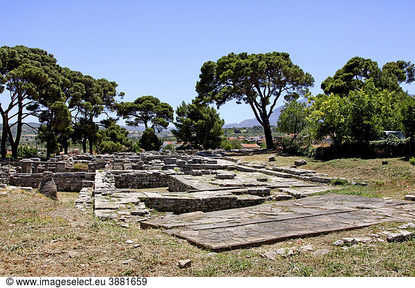 Minoische Ausgrabungen,  Tylissos,  Kreta,  Griechenland,  Europa