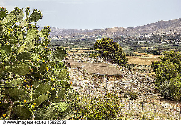 Minoischer Palast in Phaistos  Kreta  Griechenland
